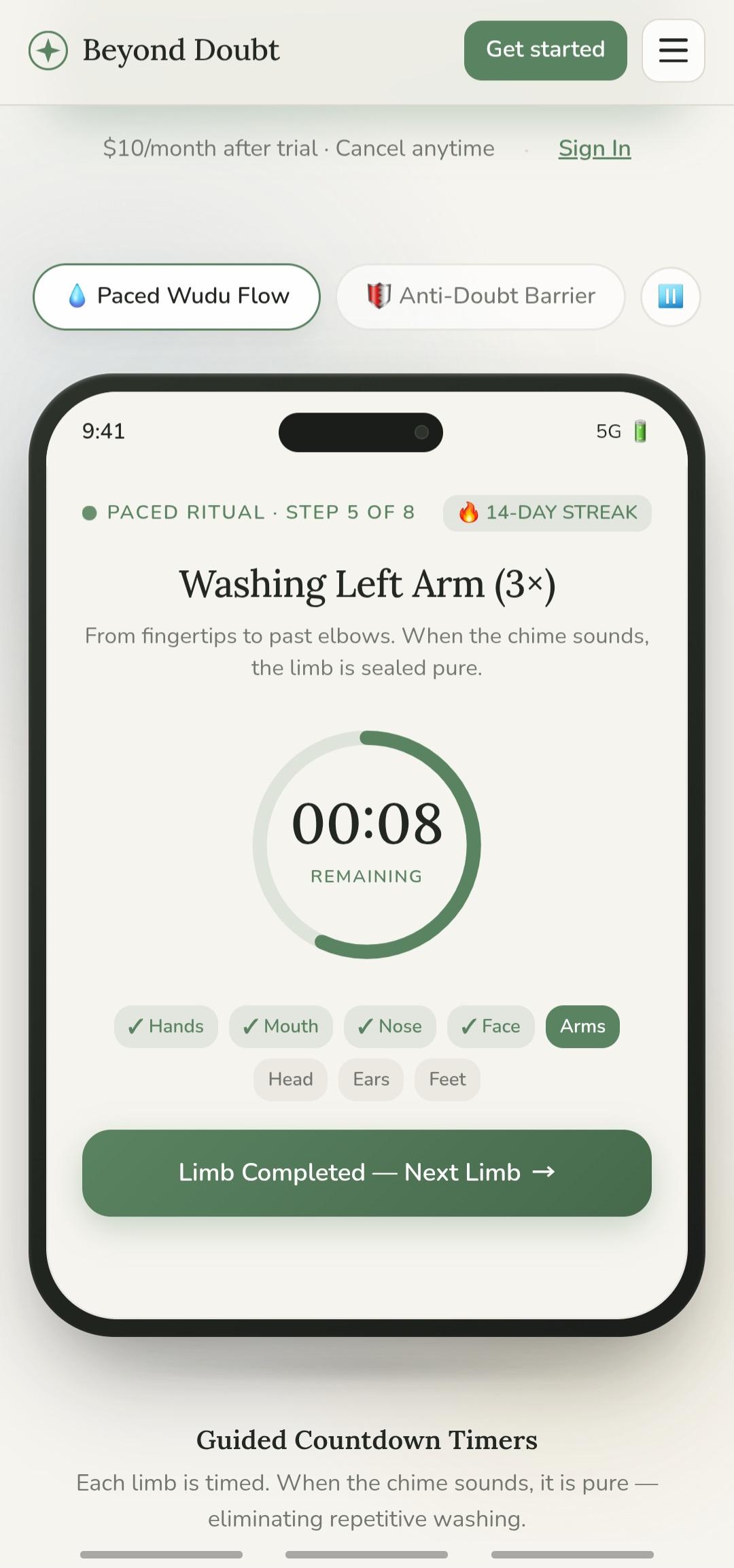 Beyond Doubt App screenshot 2